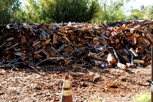 Pile of firewood